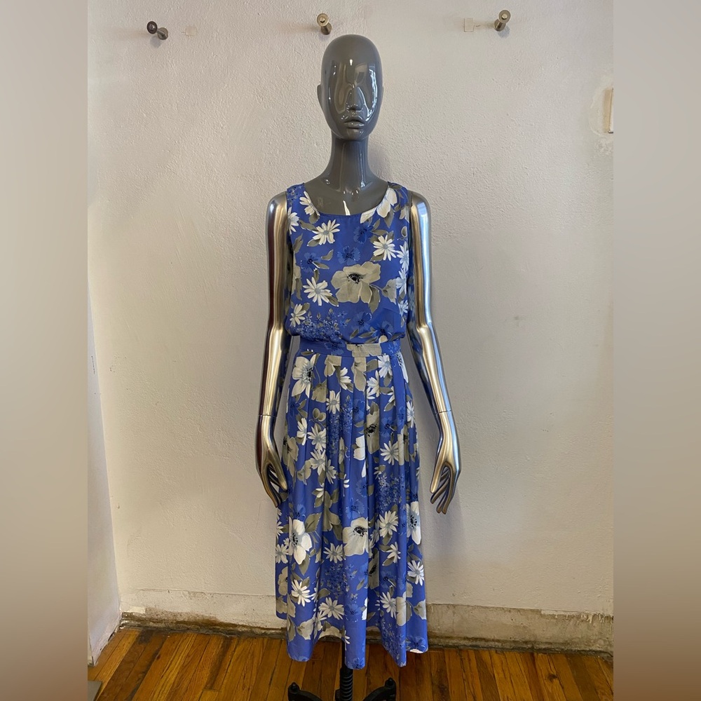 Vintage Jaeger Floral Skirt Set, S